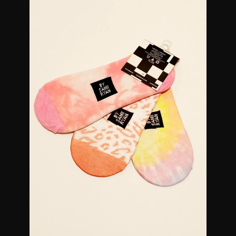 By Samii Ryan 6 Pairs No Show Socks Size 5-10 NWT
